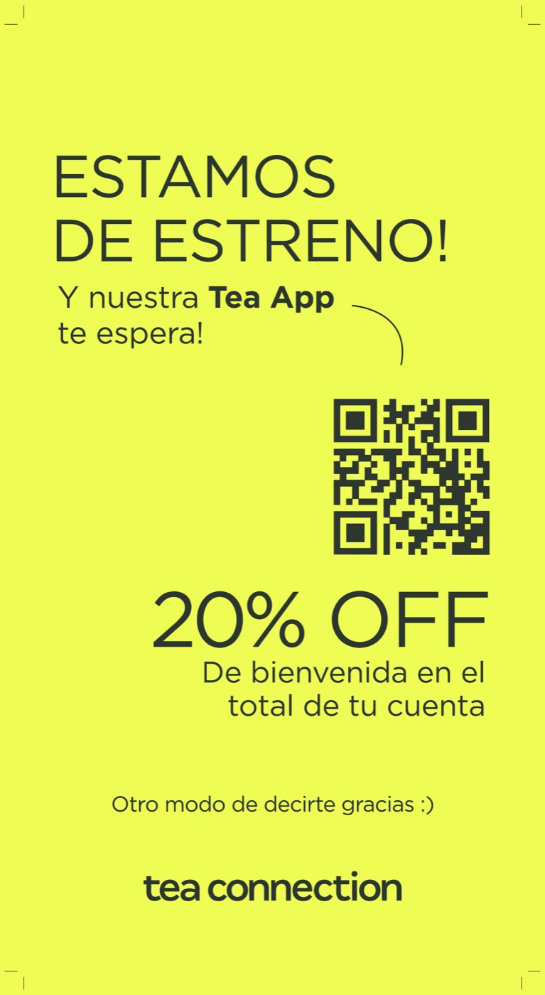Cartel en el local: Estamos de estreno